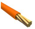 EcoWire Series Orange 0.08 mm² Hook Up Wire, 28 AWG, 7/0.12 mm, 30m, MPPE Insulation